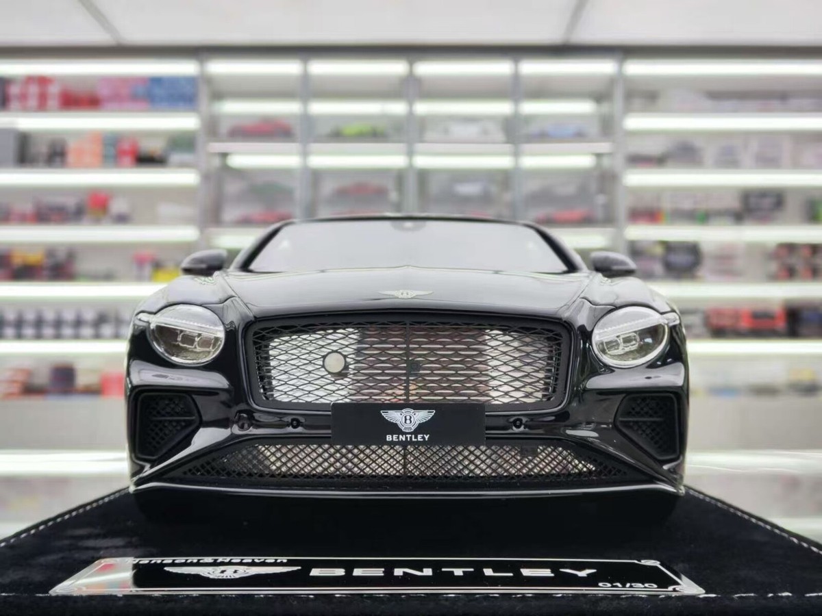 Bentley Continental GTS (Diamond Black) [Henson&Heaven] 1/18 scale