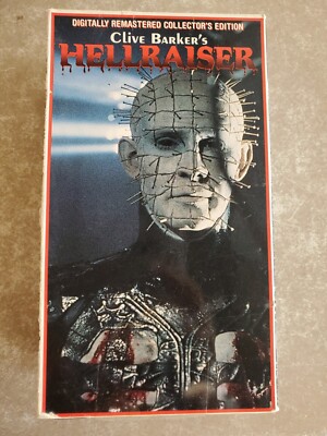 HELLRAISER DIGITALLY REMASTERED 2 TAPE SPECIAL EDITION VHS!