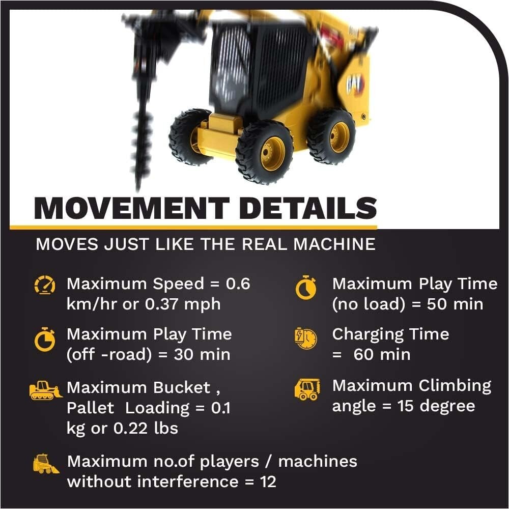 Diecast Masters 28007 116 CAT 272D3 Skid Steer Loader Remote Control Toy NIB eBay