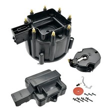 V8 Chevy Gm Black Hei Large Distributor Cap Rotor Kit Sbc Bbc 327 350 396 454 V8 Chevy Gm Black Hei Large Distributor Cap Rotor Kit Sbc Bbc 327 350 396 454