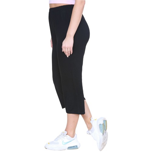 P&R Dancewear LTD Women’s Flared Wide Leg Stretch Shorts 3/4th Palazzo Pants - Picture 10 of 66