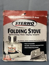 Sterno Portable Folding Stove Tailgate Camping  Made In The USA New 61
