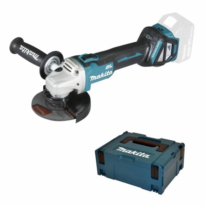 Makita Akku-Winkelschleifer DGA511ZJ 18 V Ø 125 mm im MAKPAC ohne Akku/Ladegerät