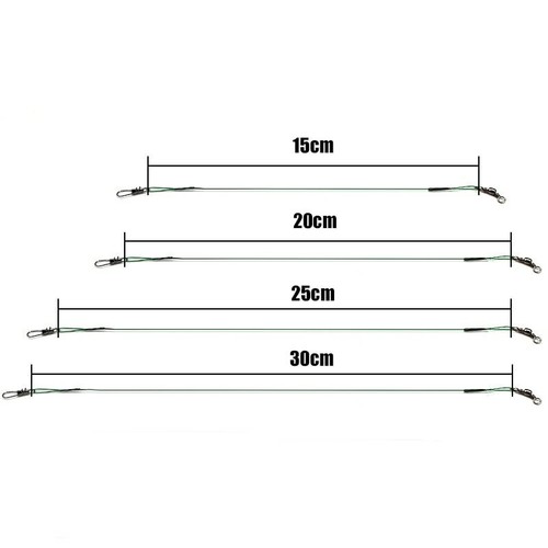 QXO 20pcs/lot Fishing Line Accessories Tools Anti Bite Steel Fishing Line Steel - Picture 4 of 5