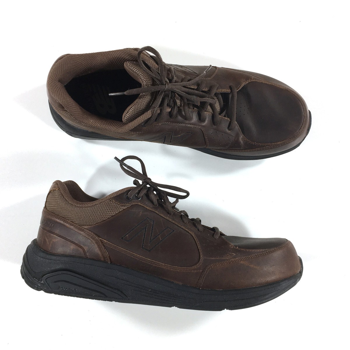 New Balance 928 Walking Shoes Mens Size 14 D Brown Leather Rollbar MW928BR New Balance Men main image 2
