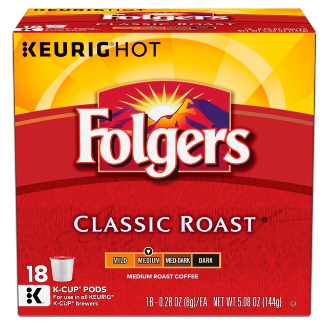 Folgers Classic Roast Coffee Keurig K 