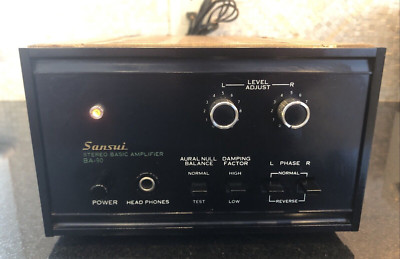 Sansui BA-90  Stereo ''Basic'' Amplifier 28 WPC Perfect Working Condition
