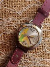 Disney Tinkerbell S11 Seiko Watch Purple Band MC1524 New Battery Working