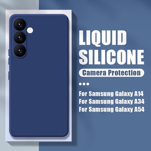 Funda de silicona líquida para Samsung S24 FE Ultra S23 S22 S21 cubierta blanda a prueba de golpes - Imagen 8 de 35