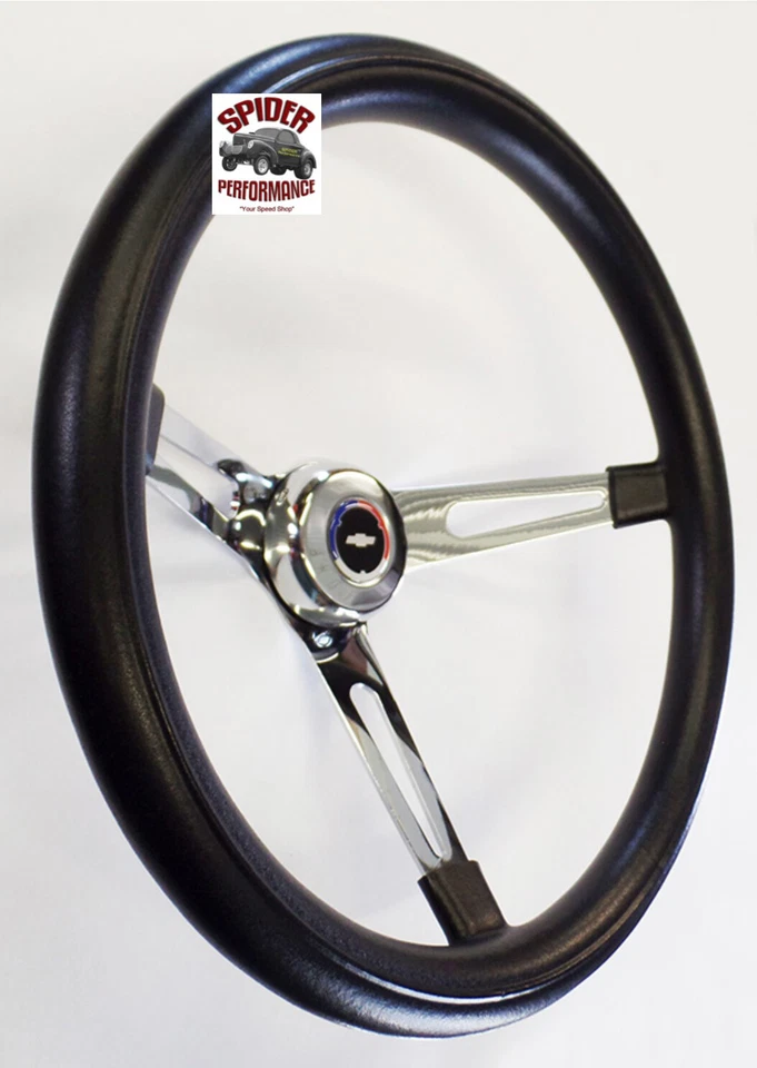 Chevrolet 1964-1966 volante clásico pajarita 15" cromo clásico Foto 2 de 4