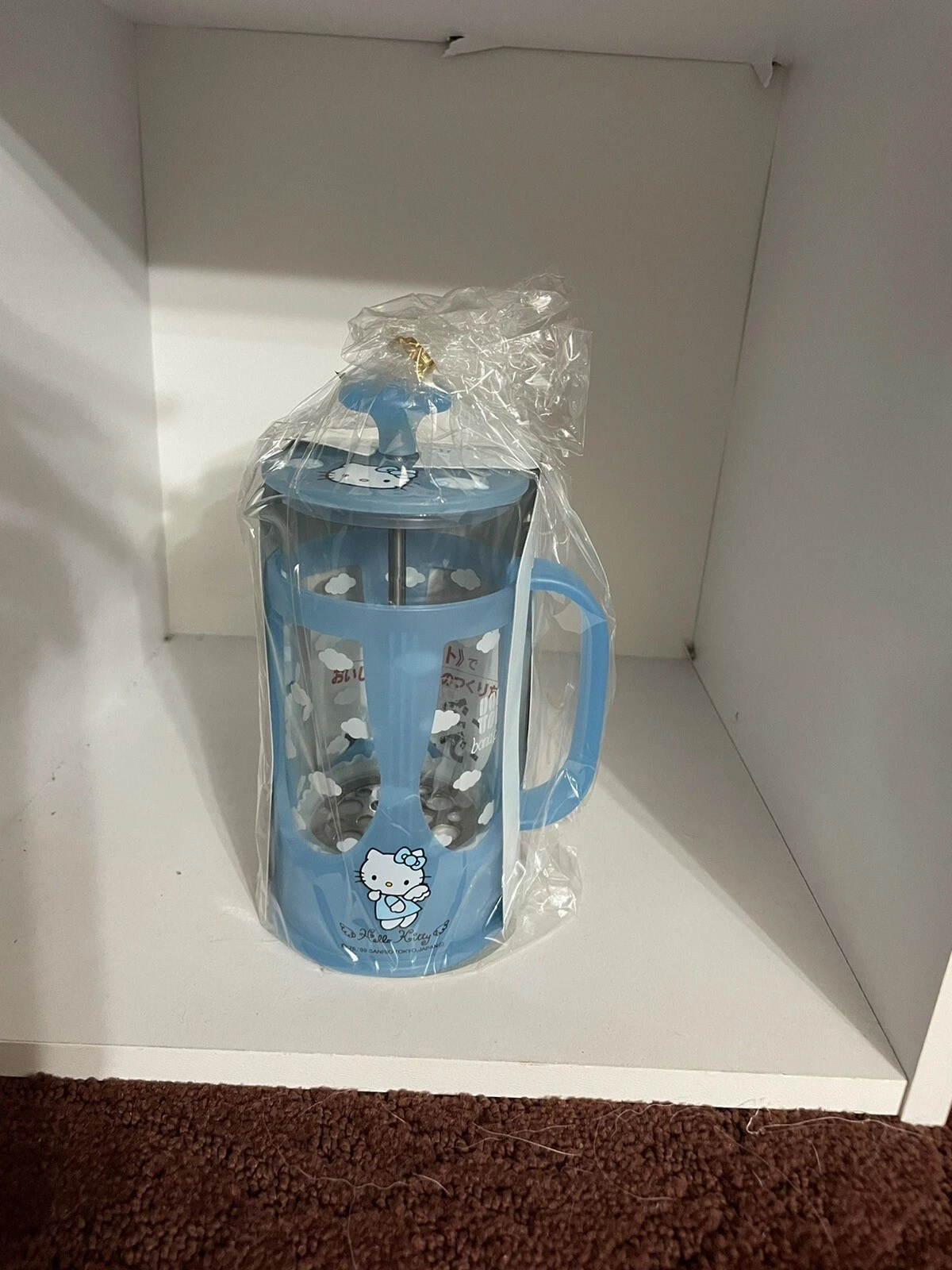 Hello Kitty Blue Angel Coffee Maker /French Press