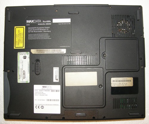 MAXDATA NB Eco 4200x, ohne Festplatte, funktionstüchtig, Ladekabel dabei - Bild 7 von 24