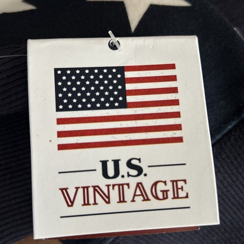 US Vintage Kids Flag Pullover Hoodie Patriot Kangaroo Pocket Long Sleeve Youth L - Picture 6 of 6
