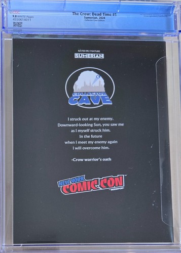 THE CROW DEAD TIME 1, CGC Graded 9.8, NYCC 2024 LIMITED JAVAN JORDAN Trade Dress - Picture 3 of 3