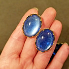 Emmons Blue Fire Vintage Ring & Earrings Orignal Box 1950's — photo 7
