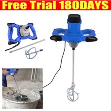 Electric Paddle Mixer 2600w Plaster Mixing Tool 240v, 2700rpm Mixing Speed