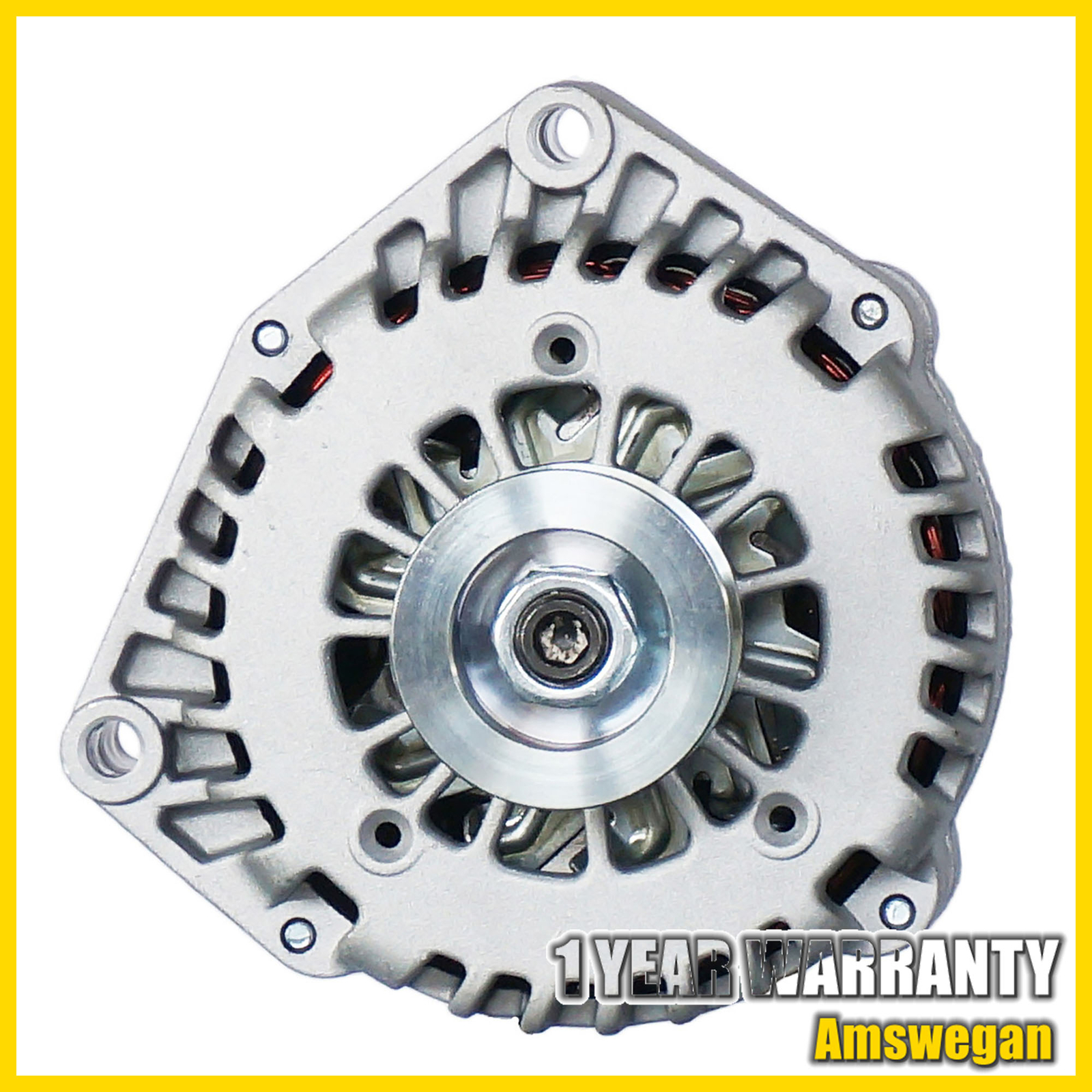 250 Amp High Output Alternator For Chevy, GMC, Cadillac, Hummer - 14V, 1-Year Warranty