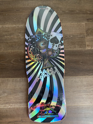RARE SIGNED Steve Steadham HOLOFOIL Stedmz Pro Model Autograph Skateboard Powell