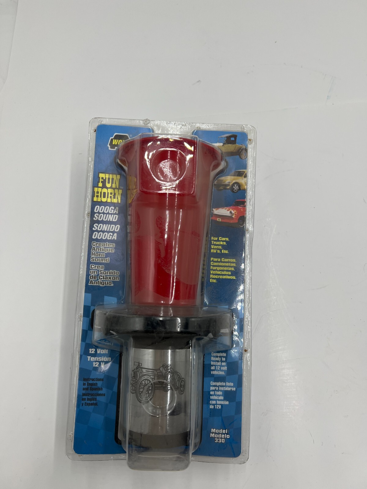 WOLO Genuine Fun Horn OOOGA Sound 12V 330 for Cars, Trucks, Vans, RV's, etc