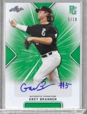 2021 Leaf Perfect Game RC Green Auto /10 Card U-Pick Auction Many To Choose From