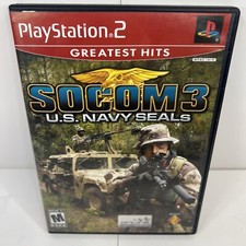 SOCOM 3: U.S. Navy SEALs (Sony PlayStation 2, 2005) PS2 Complete CIB Tested