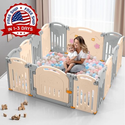 Parque Infantil Para Bebés Niños Con Estera Patio Juegos Interior