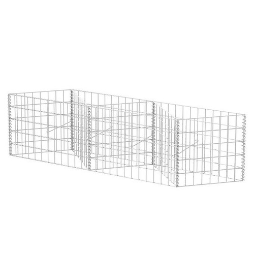 Gabion Basket Galvanised Steel -- Silver - Picture 2 of 7