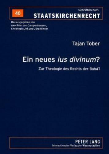 Thumbnail - Ein Neues "ius Divinum"? Zur Theologie Des Rechts Der Bahá'í 5418