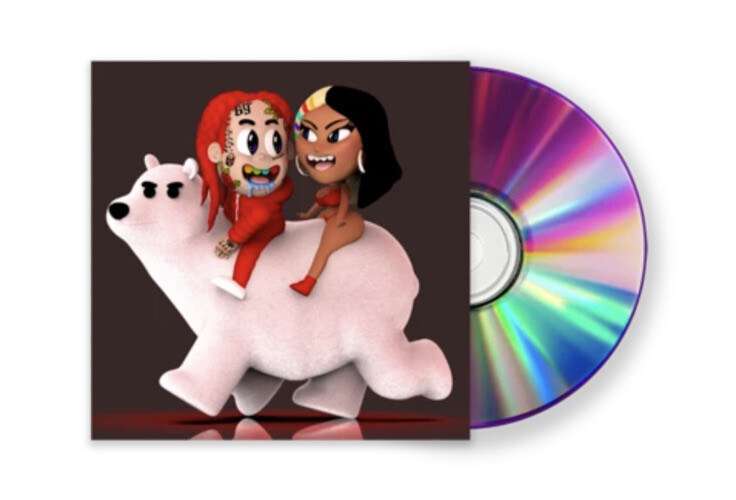 6ix9ine & Nicki Minaj TROLLZ CD Standard Clean Version 💿 LIMITED