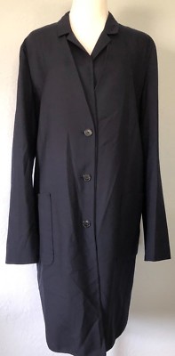 $3975**12*42 JIL SANDER cashmere Duster coat dress jacket tunic top made ITALY