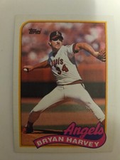 1989 TOPPS BRYAN HARVEY #632 NM