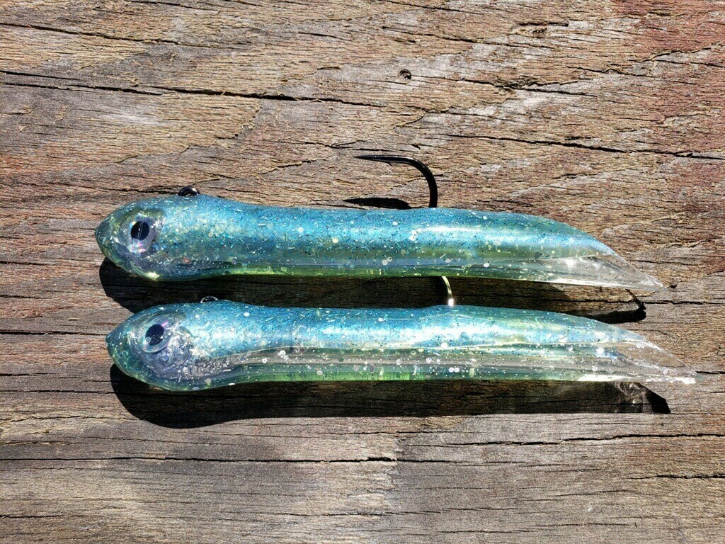 Original Hook Up Baits Saltwater Jigs White Sea Bass Special Bullet Lure  5/8 oz | eBay