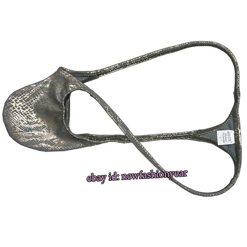 Ropa interior de bikini brillante para hombre bolsa calzoncillos potenciadores tiro bajo tanga calzoncillos - Imagen 23 de 38