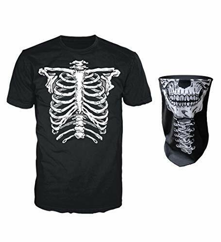 Mens White Skeleton Rib Cage Funny Halloween Costume T shirt