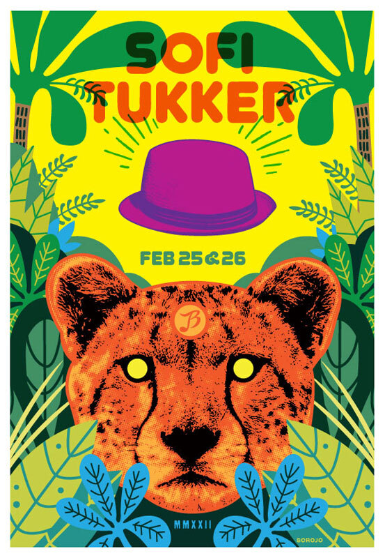 Scrojo Sofi Tukker Belly Up Aspen Colorado 2/25/2022 Poster