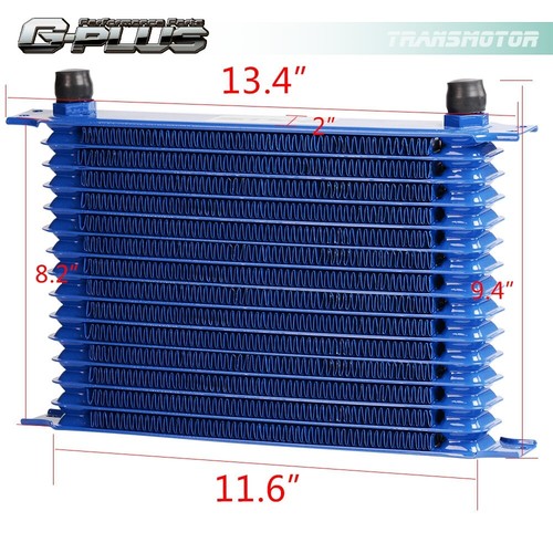 15 Row 10an Fit For Universal Transmission Oil Cooler 7 Fixed Cooling 15-row-10an-fit-for-universal-transmission-oil-cooler-7-fixed-cooling