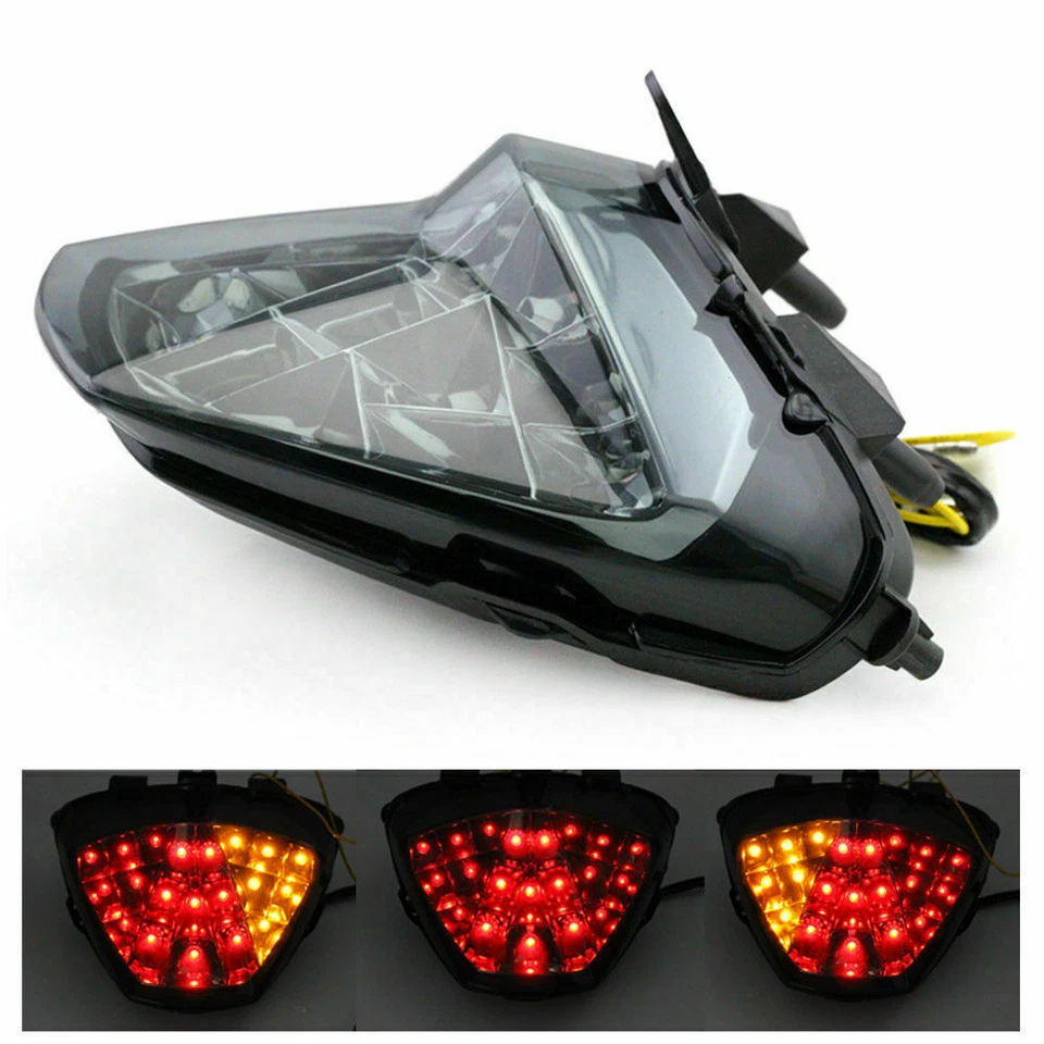 Luz trasera de freno LED integrada señal de giro para HONDA CBR 250R CB300F CBR300R Foto 2 de 4