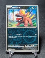 Maschiff Common Reverse Holo Darkness Scarlet & Violet Pokemon TCG Card 136/198