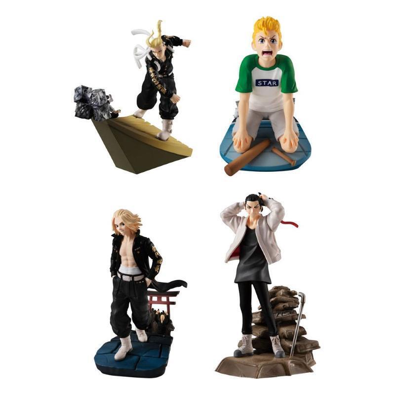 TOKYO REVENGERS Petitrama Toman Heroic Scenes Assortment (4) 8 cm MEGAHOUSE