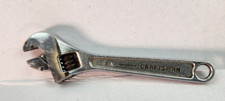 Craftsman 4in. Inch Adjustable WrenchHand Tools Made in USA Vintage JW Rare 4"