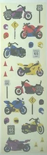 Mrs Grossman MOTORCYCLES Foil  Stickers Vintage 1998