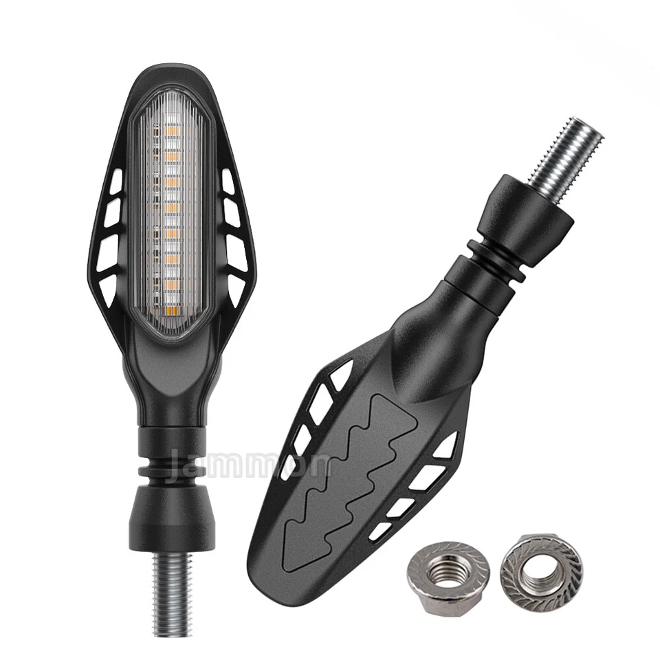 Front+Rear LED Motorcycle  Brake Stop DRL Turn Signal Tail Light Lamp Universal — 第 2/4 张图片