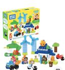 Mega Bloks Toy Building Sets, Green Town Build & Learn Eco House with Cars