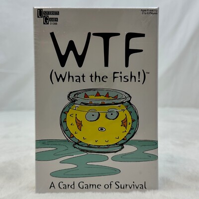 WTF What The Fish A Card Game of Survival University Games 2019