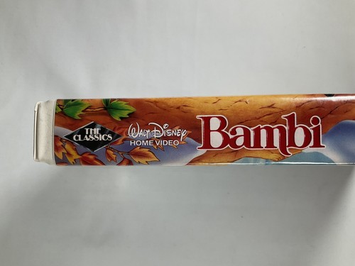 A Walt Disney's Classic Bambi VHS Black Diamond The Classics Edition *RARE* #942 - Picture 4 of 4