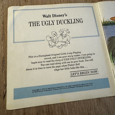 Walt Disney's The Story of the Ugly Duckling 33 1/2 Long Playing