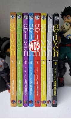 Given Manga Set Volume 1-8 by Natsuki Kizu English Version Comic Book - Fast DHL