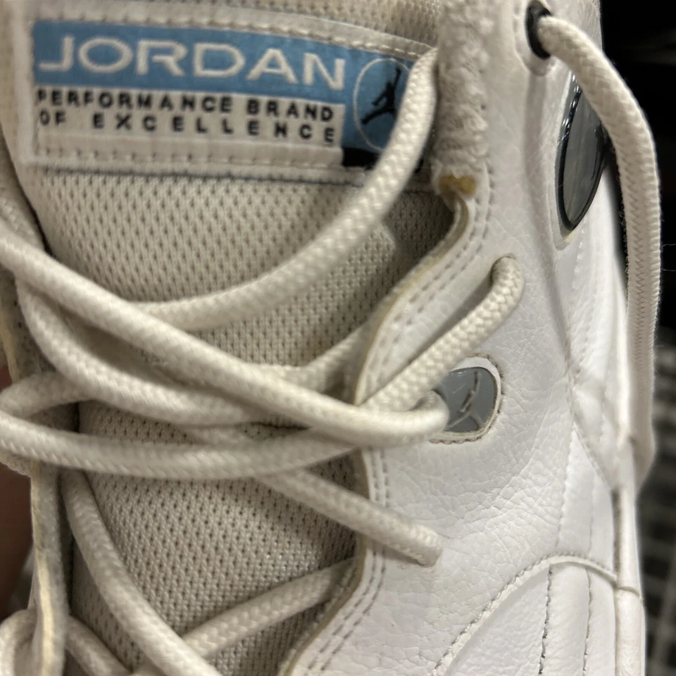 Hombres 10 Raros Nike Air Jordan Team 1 Zapatos De Colección Azul Universitario UNC Foto 3 de 4