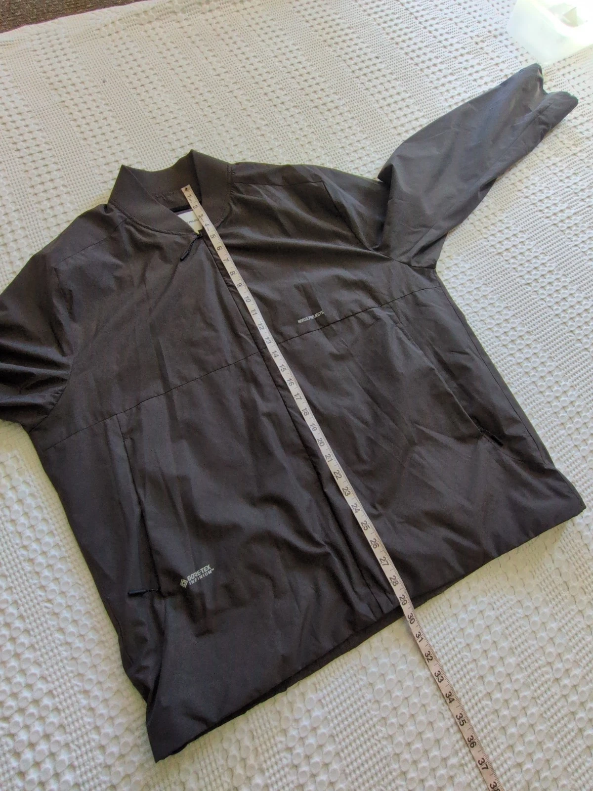 Norse Projects Ryan Gore-Tex Infinium Jacket Full Zip Size XXL Gray Mens  image 6