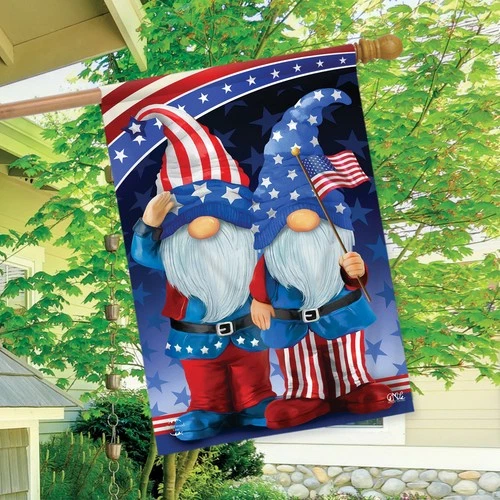 Briarwood Lane Gnomes House Flag - Thumbnail 3